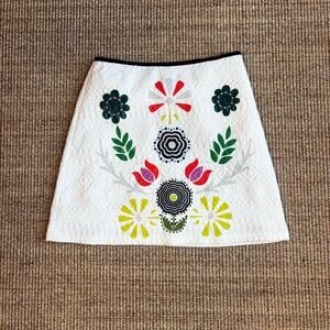 Cynthia Rowley Folk Flore Mini Skirt